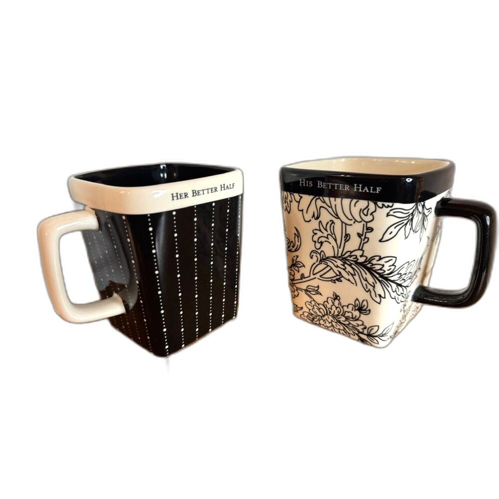 Her Better Half His Better Half Coffee Tea Mugs Hallmark Bridal Party Wedding